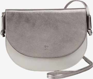 DuDu Crossbody Bag in Silver: front