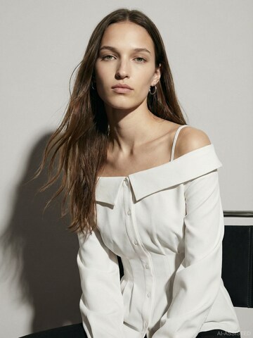 HYPEDROP Bluse 'Estelle' in Weiß