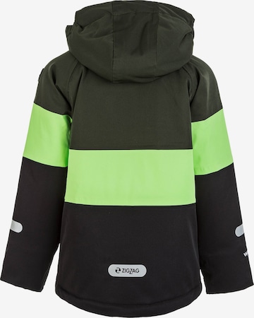 ZigZag Athletic Jacket 'Taylora' in Green