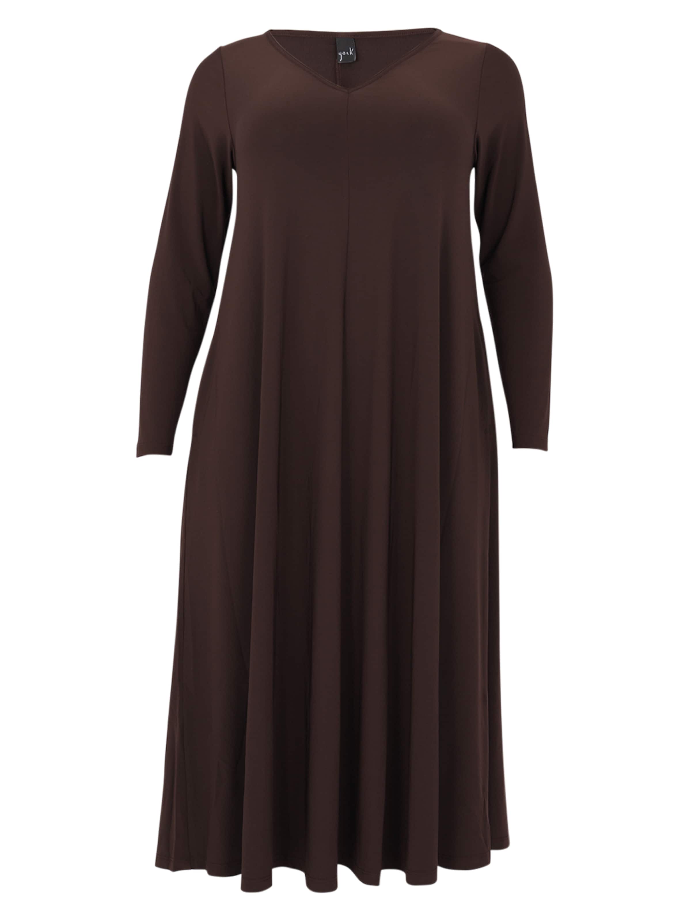 YOEK Jurk in de kleur Bruin, Productweergave