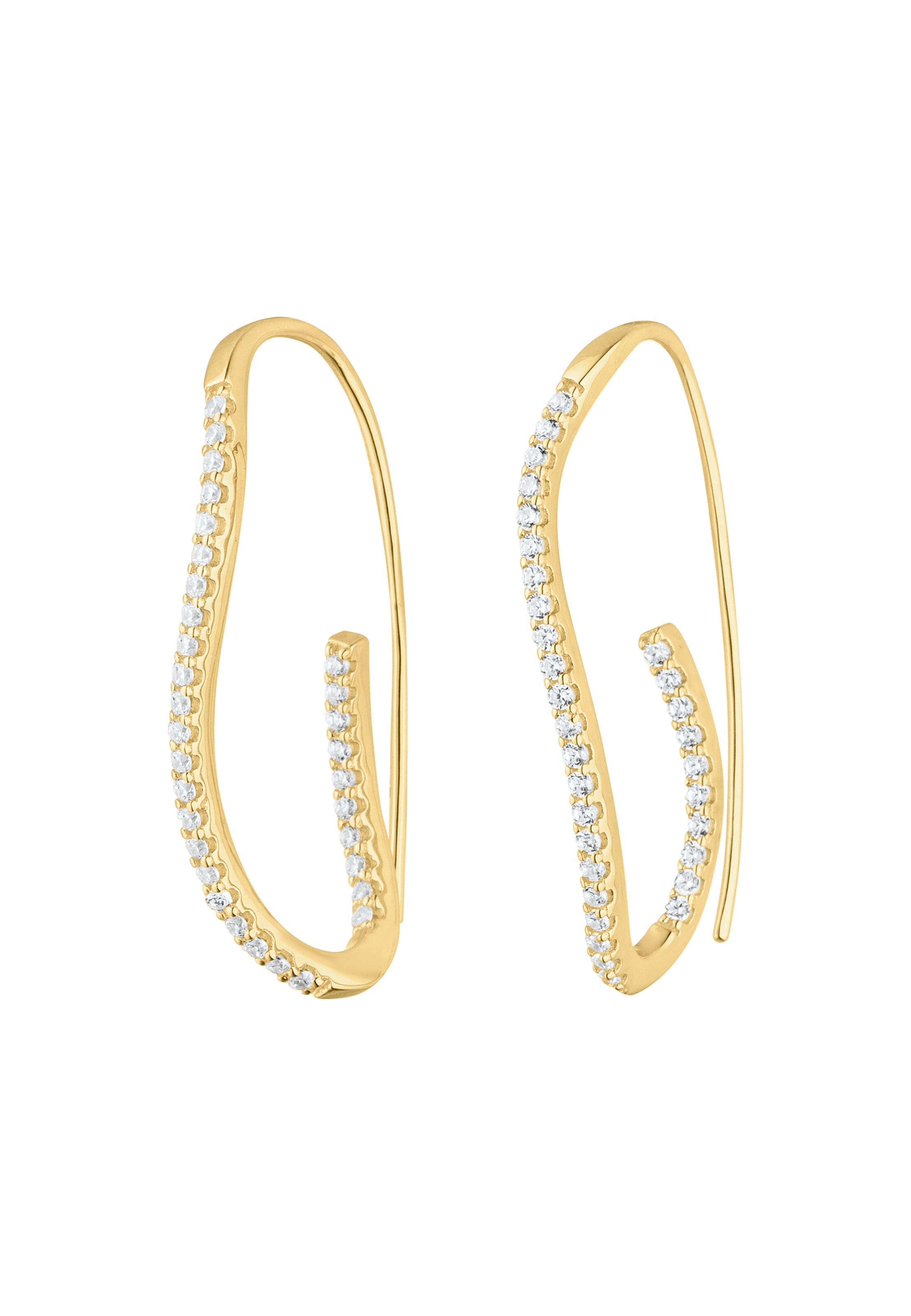 Nana Kay Earrings 'Glamour Girl' in Gold: front