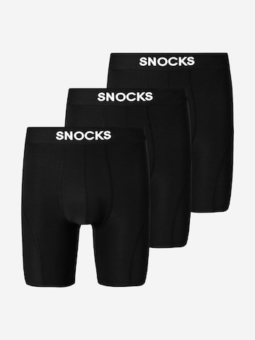 SNOCKS Sportondergoed in Zwart: voorkant