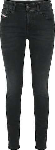 DIESEL Skinny Jeans '2017 D-SLANDY' in Schwarz: Vorderseite