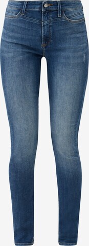 s.Oliver - Skinny Calças de ganga 'Izabell' em azul: frente