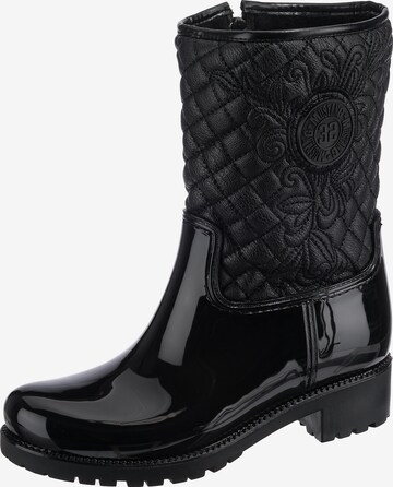 MUSTANG Rubber Boots in Black: front