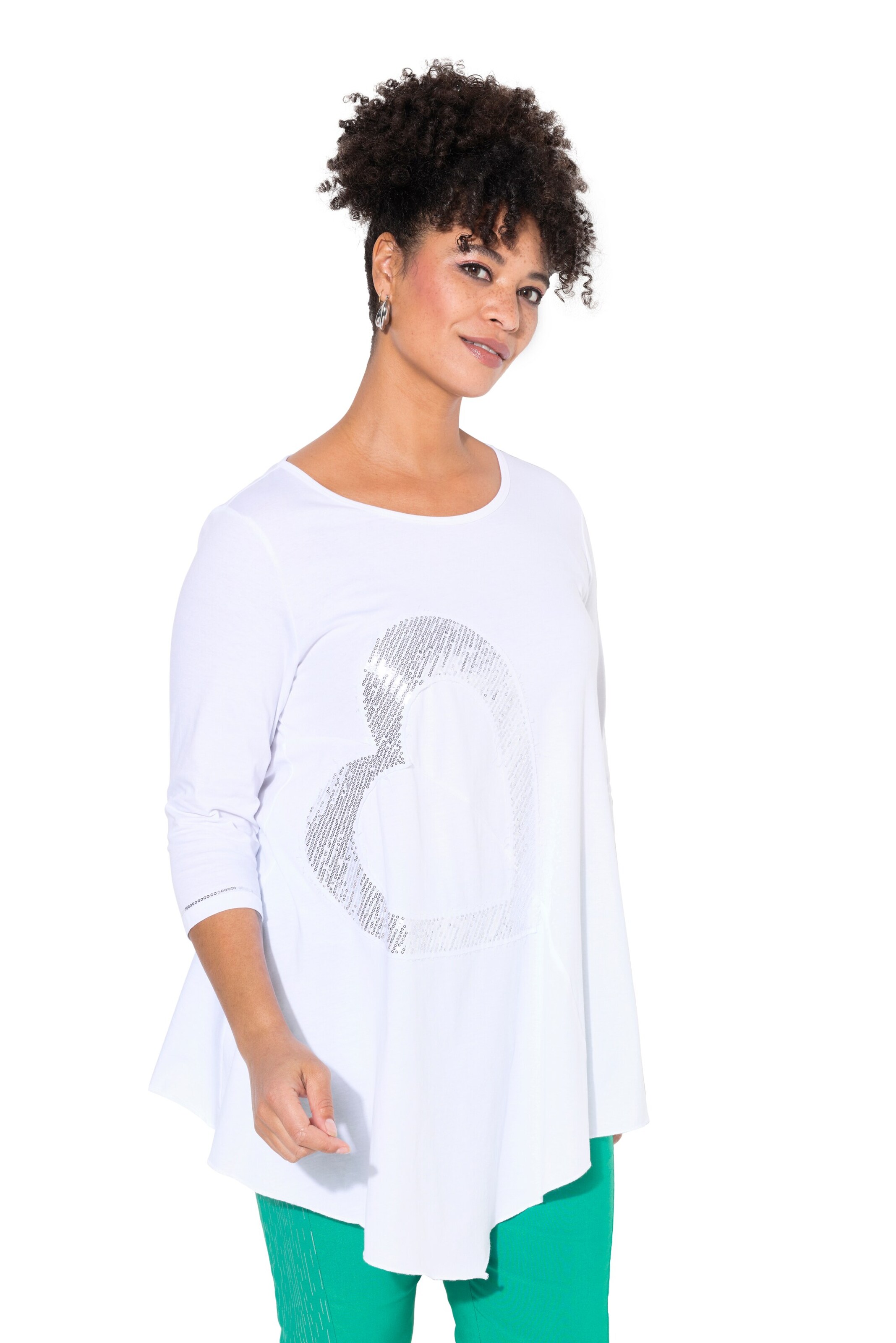 MIAMODA Shirt in White: front