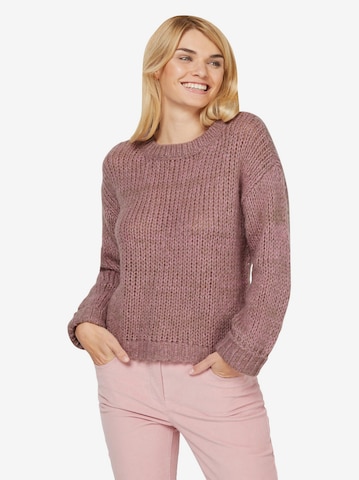 Linea Tesini by heine Sweater in Pink: front