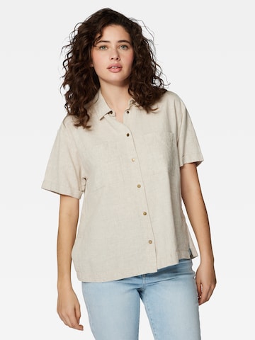 Mavi Blouse in Beige: voorkant