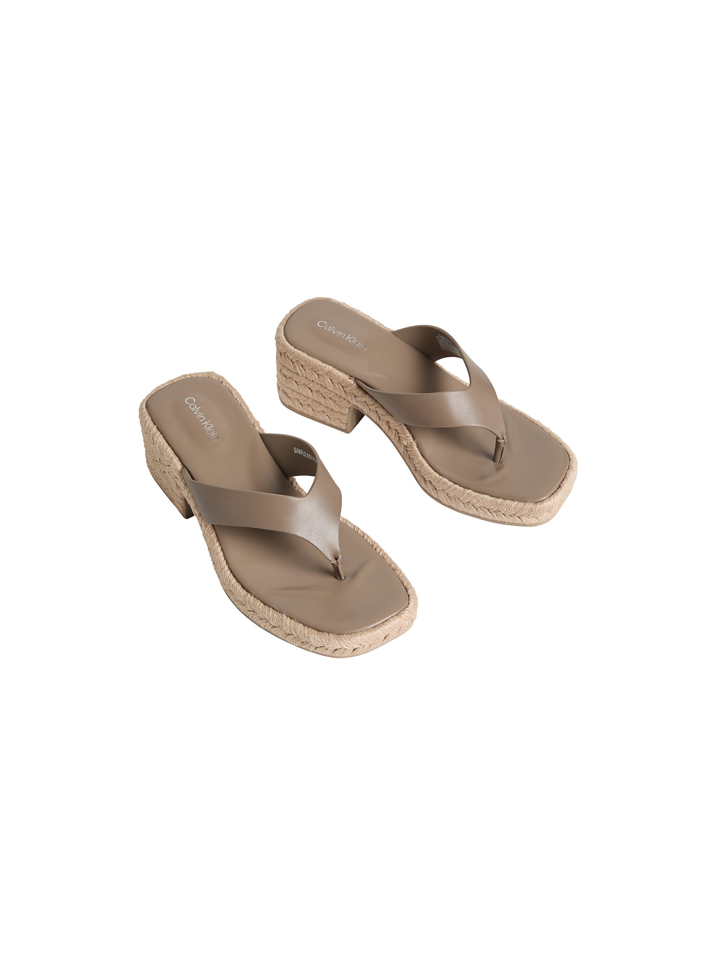 Tongs 'Beta' Calvin Klein en gris