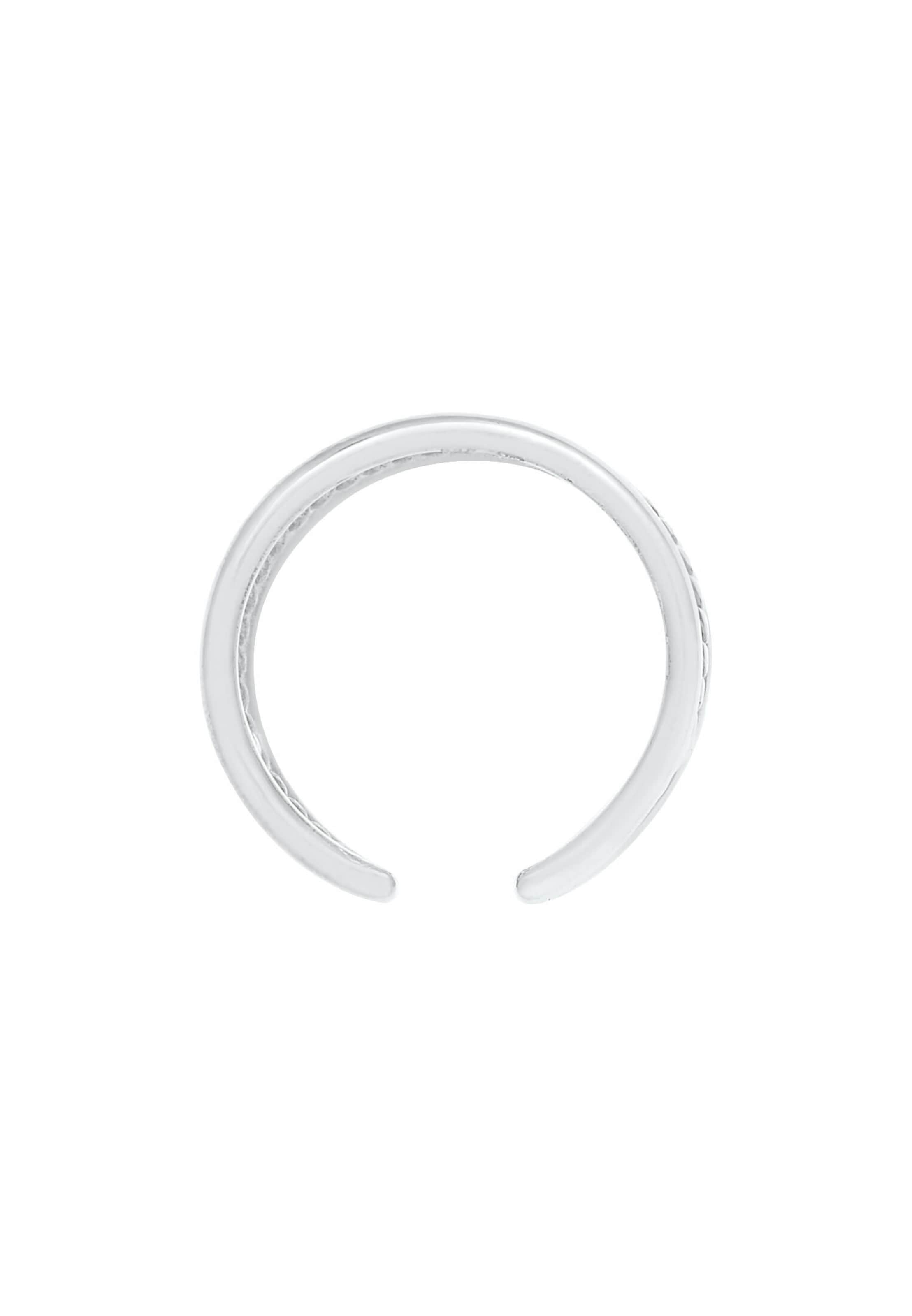 ELLI Ring Geo, Wickelring in Silber