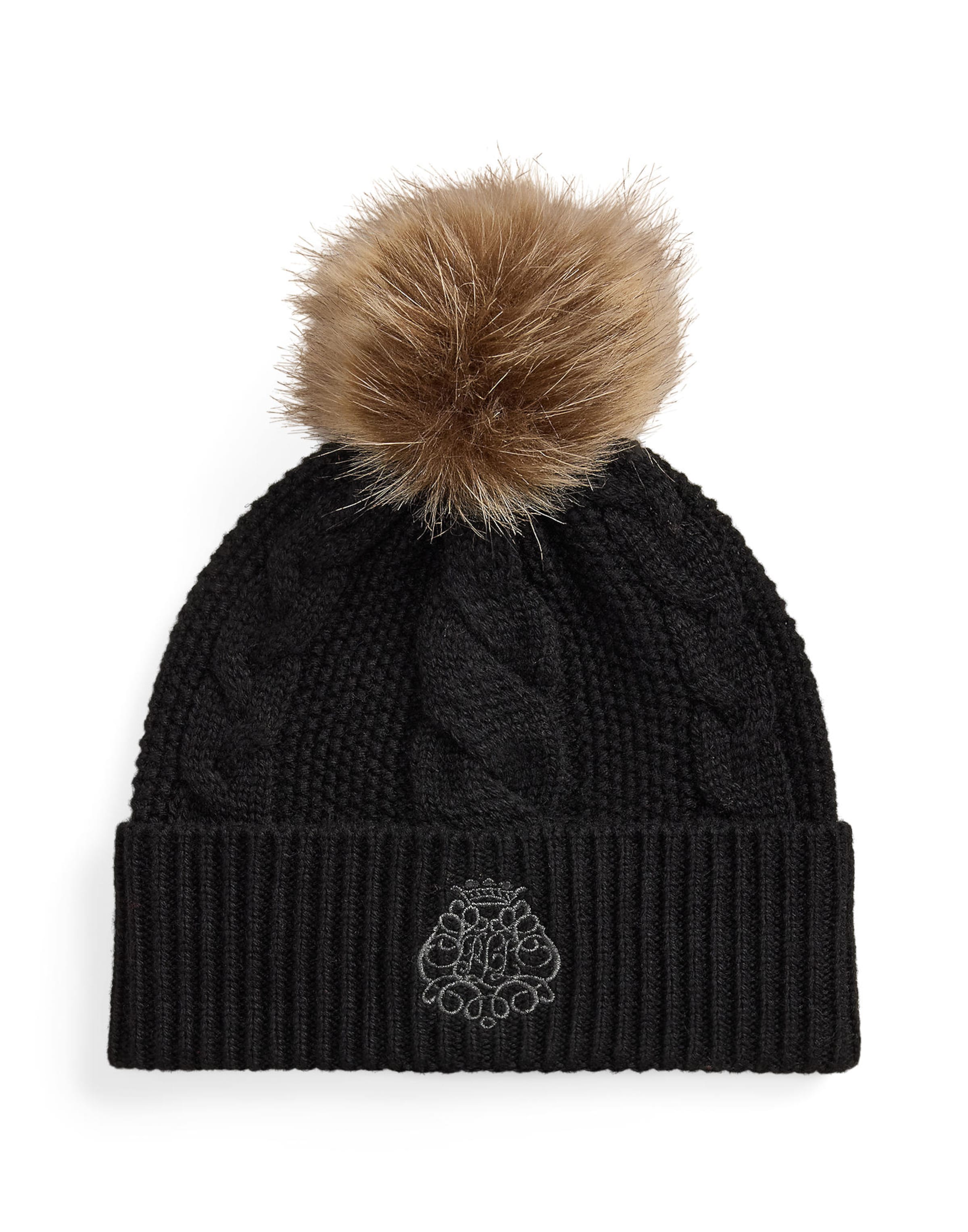 Lauren Ralph Lauren Čiapky - Čierna: predná strana