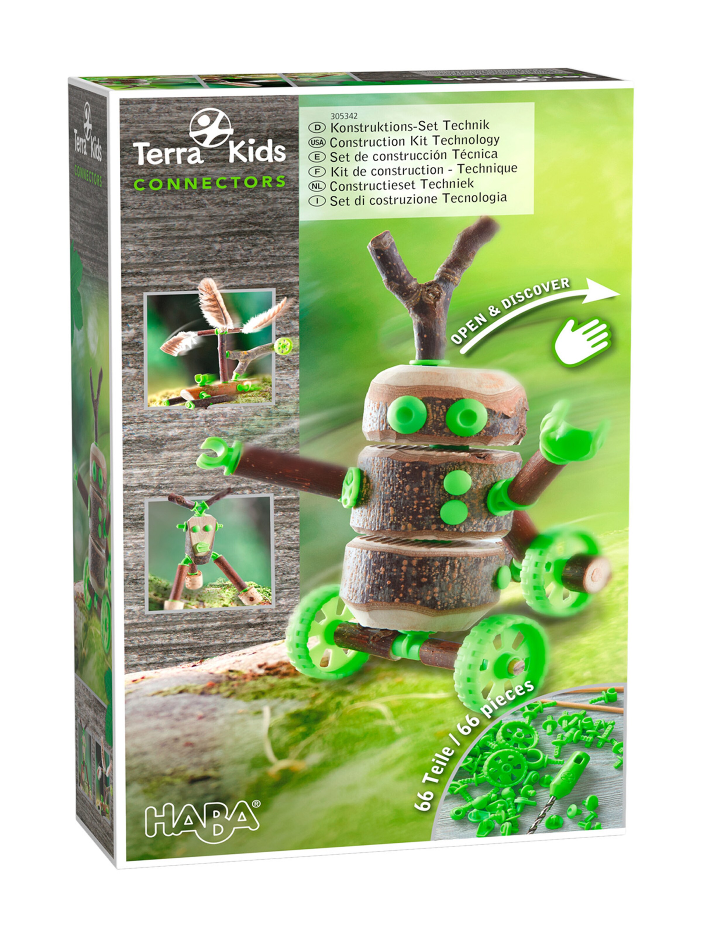 HABA Konstruktions-Spielset ' Connectors ' in Mischfarben: Vorderseite