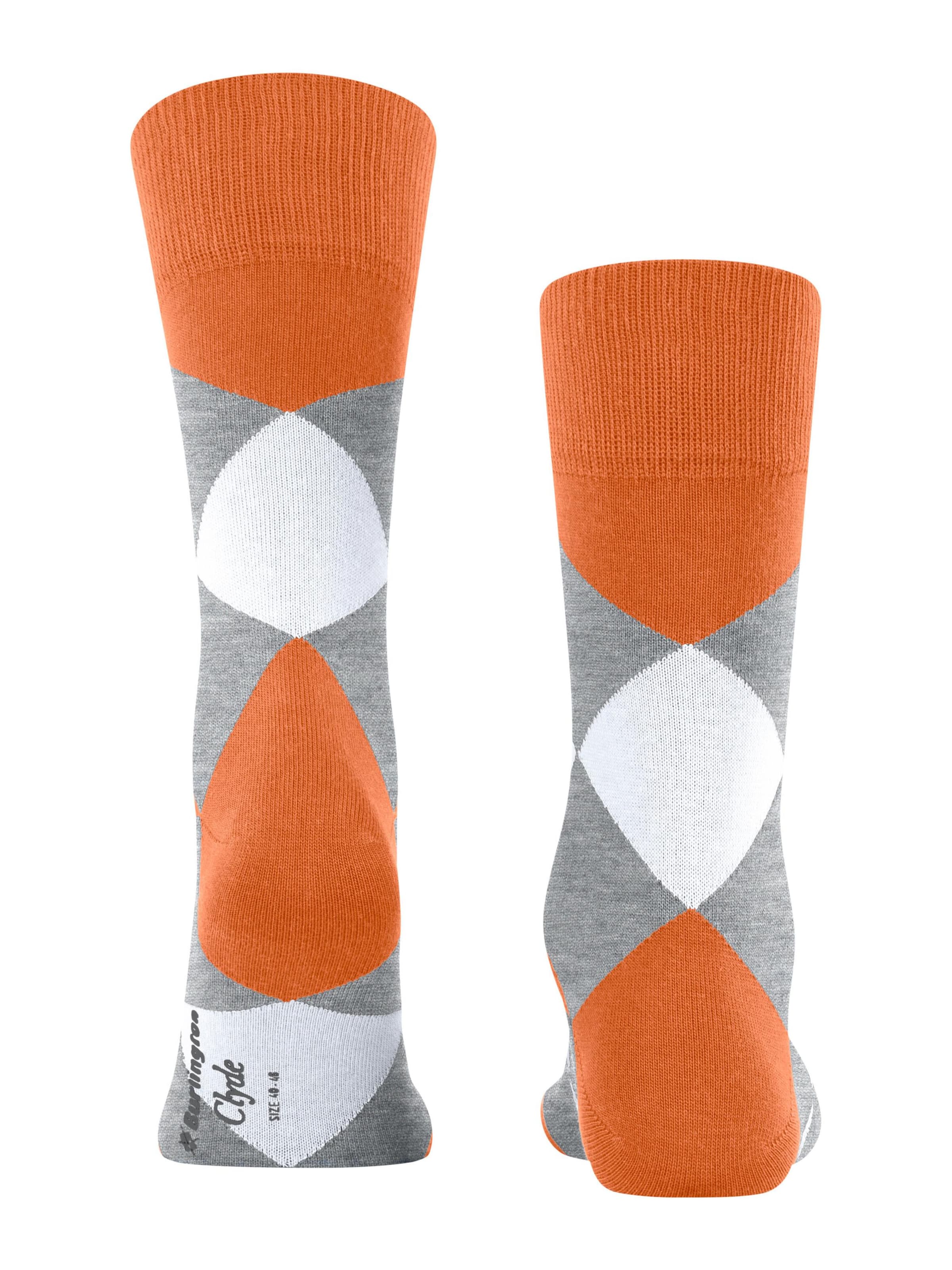 BURLINGTON Socks 'Clyde' in Orange