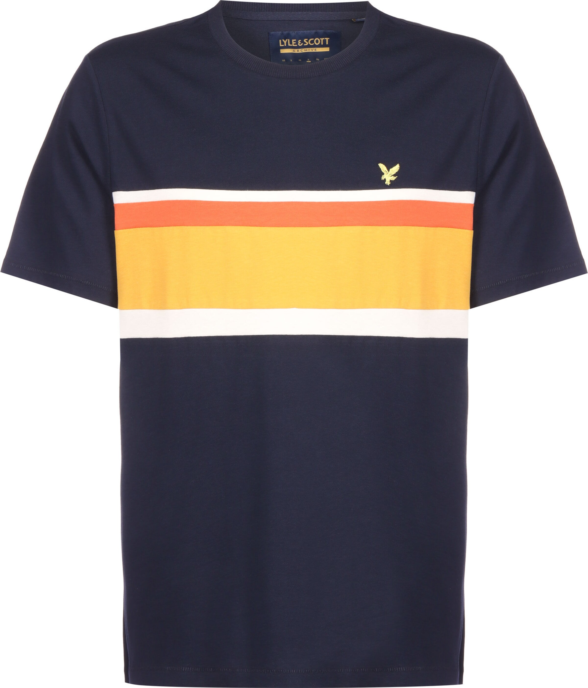 Männer Shirts Lyle & Scott T-Shirt in Dunkelblau - KP86397 Männer Shirts Lyle & Scott T-Shirt in Dunkelblau - KP86397