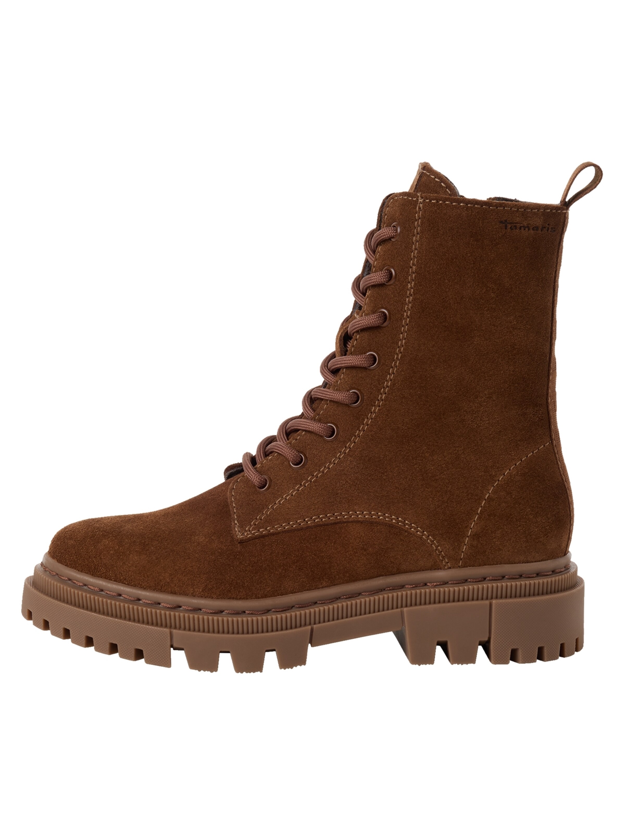 Bottines à lacets Tamaris en marron