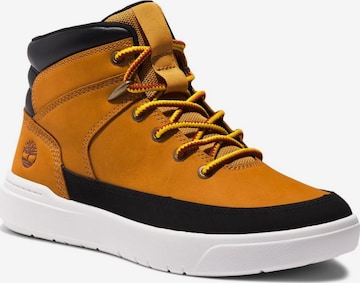 Boots TIMBERLAND en blanc : devant