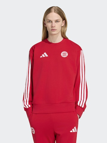 ADIDAS PERFORMANCE Sportovní mikina 'FCB DNA' – červená: přední strana