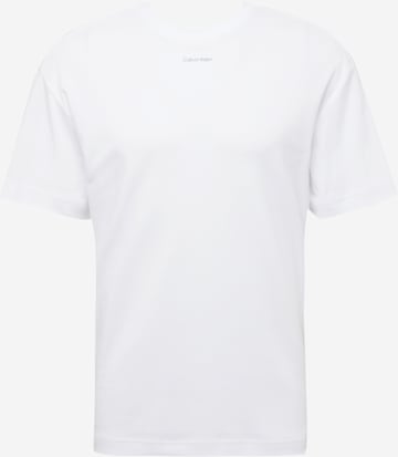 Tricou 'Nano' de la Calvin Klein pe alb: față