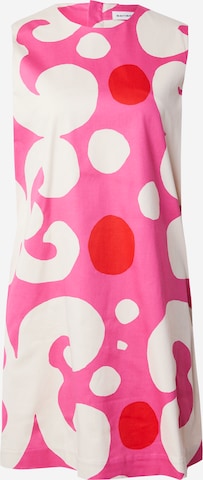 Robe Marimekko en rose : devant