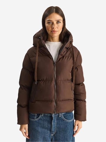 Bianco Lucci - Casaco de inverno em castanho: frente