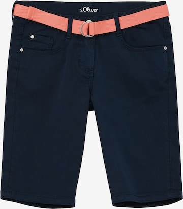 s.Oliver Regular Pants 'Suri' in Blue: front