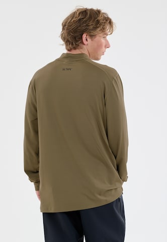 SLOPE Langarmshirt 'Riggs' in Grün
