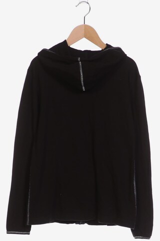 Trigema Sweatshirt & Zip-Up Hoodie in L in Black