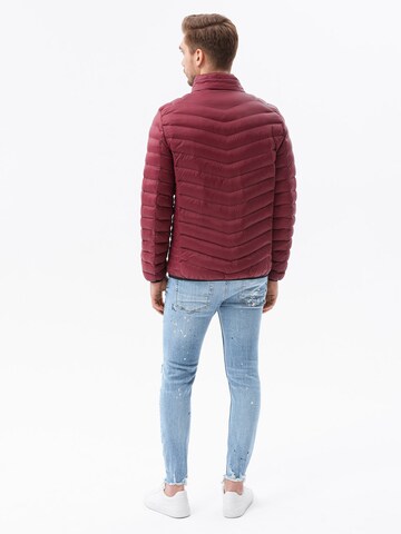 Ombre Winterjas 'C528' in Rood