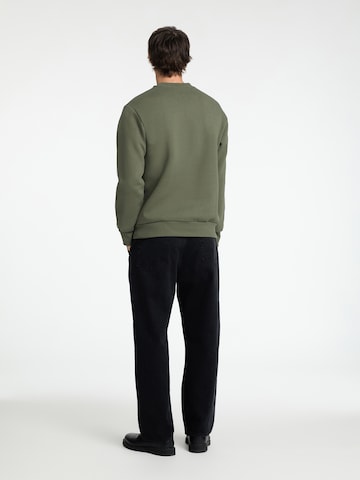 SELECTED Mikina 'SLHDAN' – zelená: zadní strana