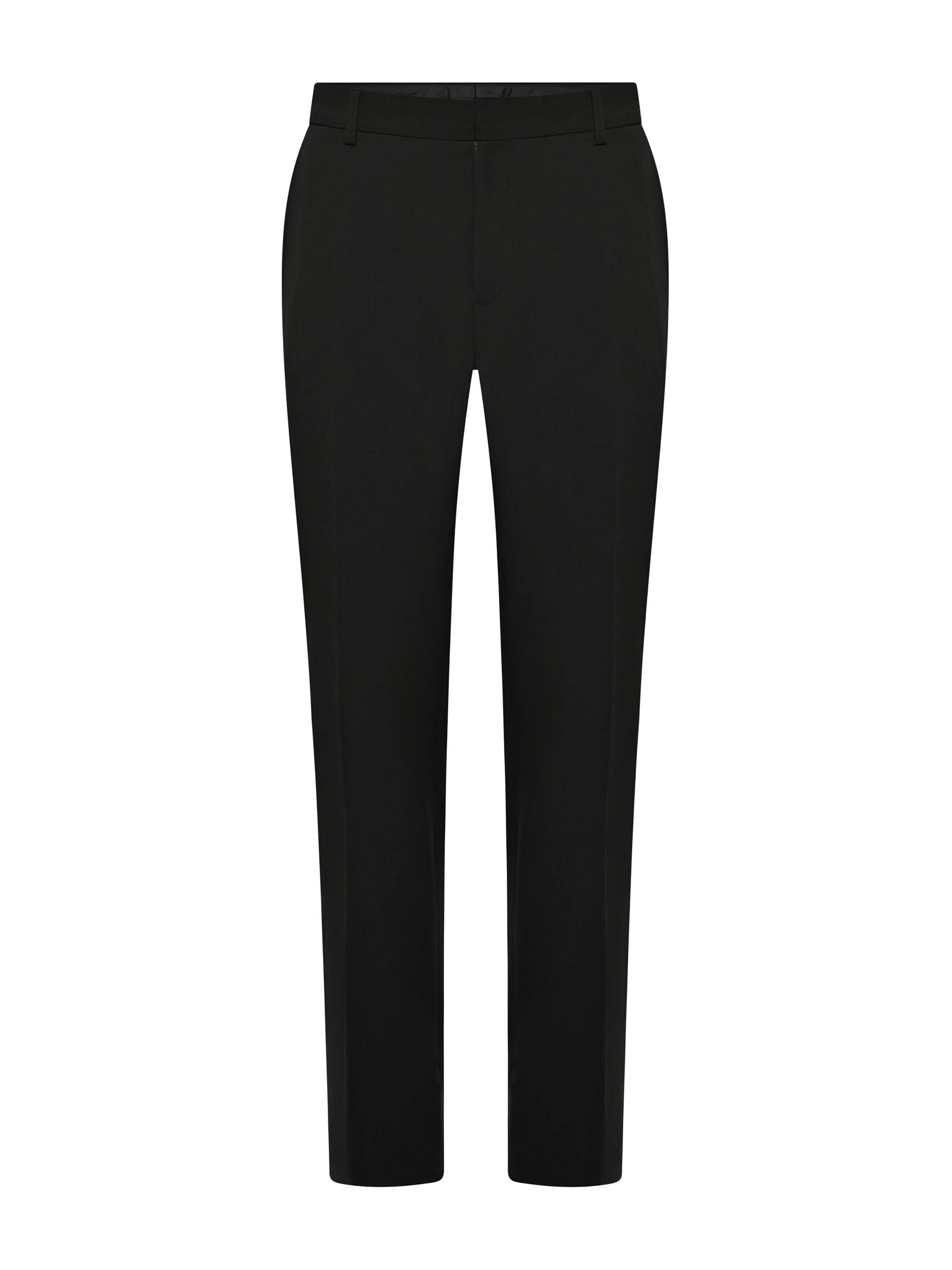 Hirschthal Slimfit Bügelfaltenhose‌‌‌‌‌‌‌‌‌‌ in Schwarz: Vorderseite