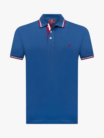 Williot T-Shirt en bleu / rouge foncé / blanc, Vue avec produit