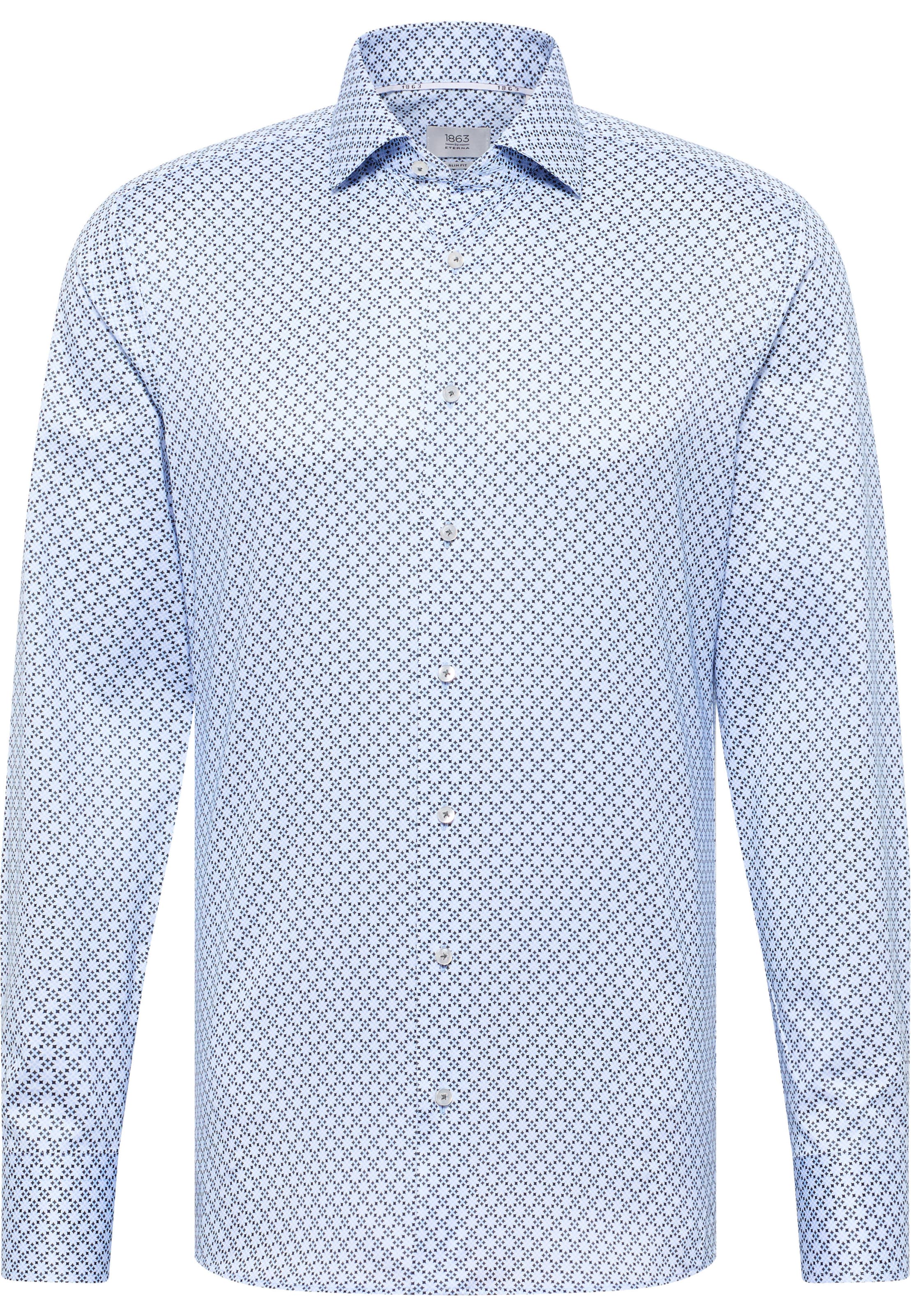 ETERNA Slim Fit Businesshemd in Blau: Vorderseite