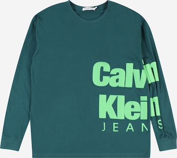 Calvin Klein Jeans Tričko – modrá: přední strana