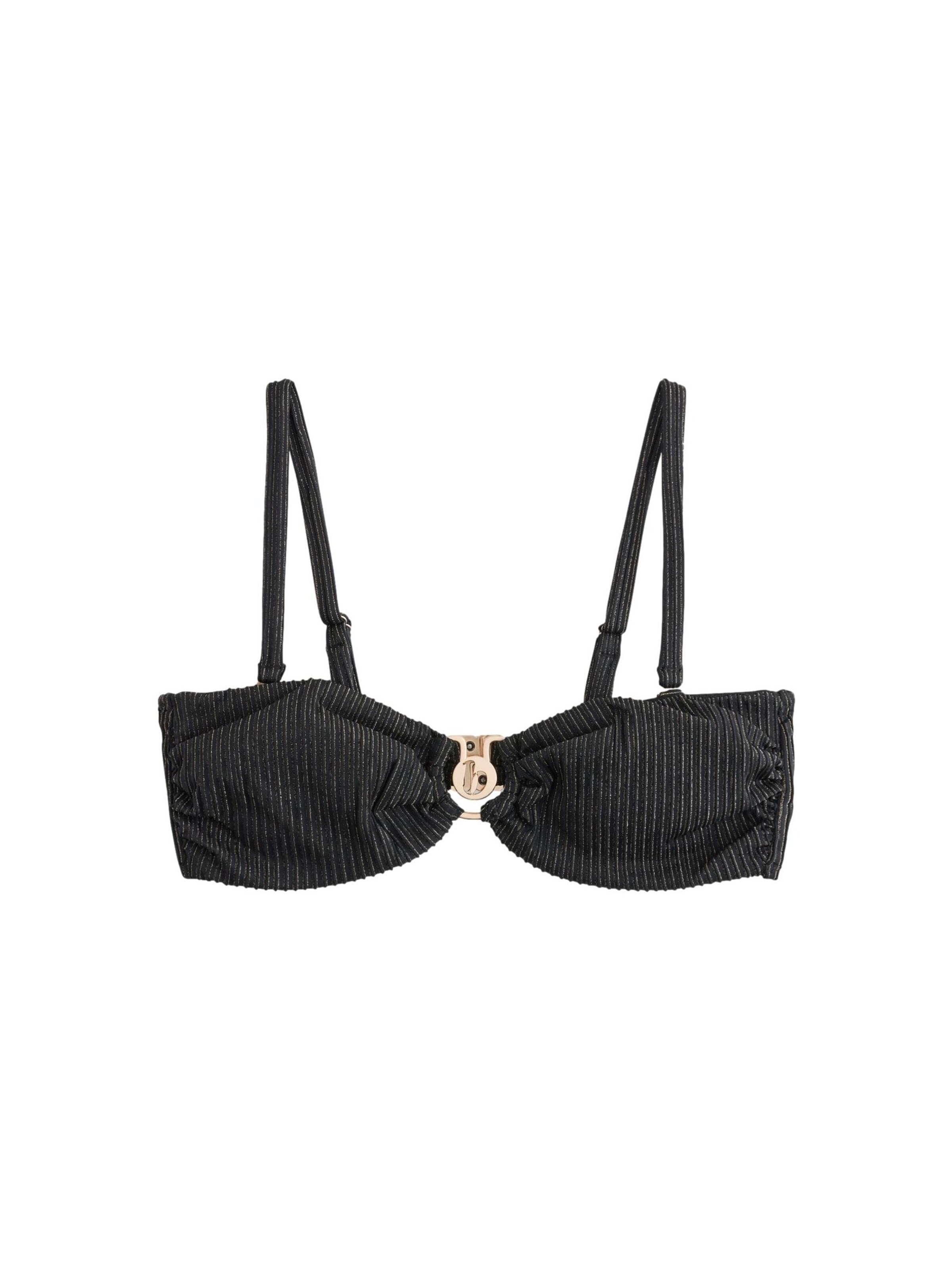 B by Ted Baker Bandeau Bikinitop in Geel: voorkant