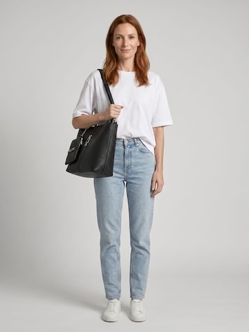 Emily & Noah Shopper 'E&N Lewe' in Schwarz: Vorderseite