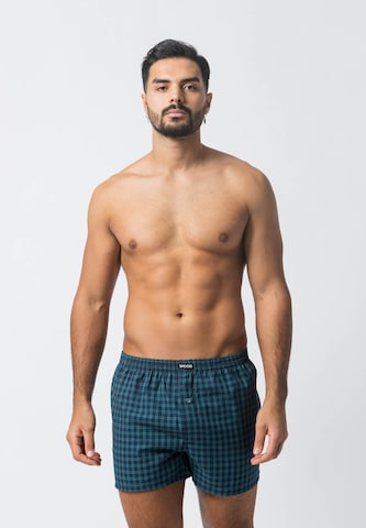SNOCKS Boxer shorts 'American' in Green: front