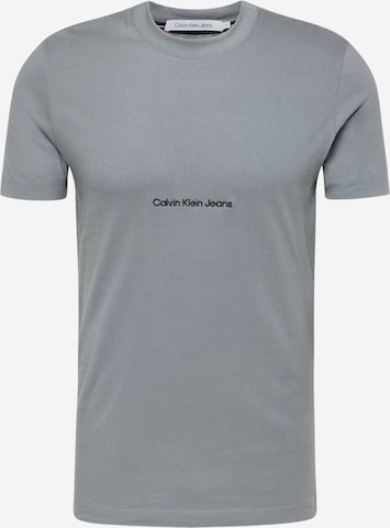 T-Shirt Calvin Klein Jeans en gris : devant