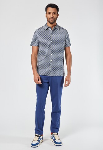 4funkyflavours - Ajuste regular Camisa 'Live For You' en azul