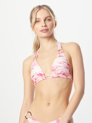 Hunkemöller Trójkąt Góra bikini 'Amalfi' w kolorze biały: przód