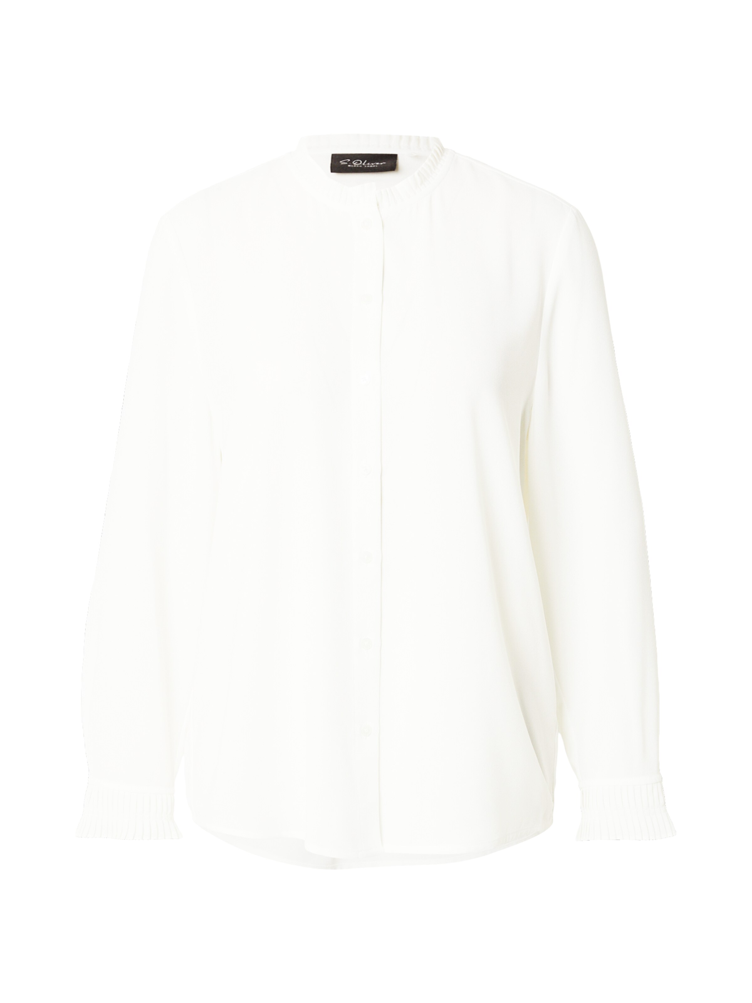 Camicia da donna di s.Oliver BLACK LABEL in bianco: frontale