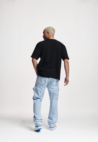 2Y Studios - Loosefit Pantalón vaquero cargo 'Haldor Carpenter' en azul