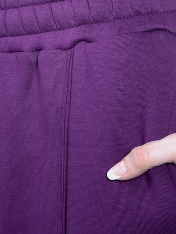 Loosefit Pantalon 'Siara' Smilodox en violet