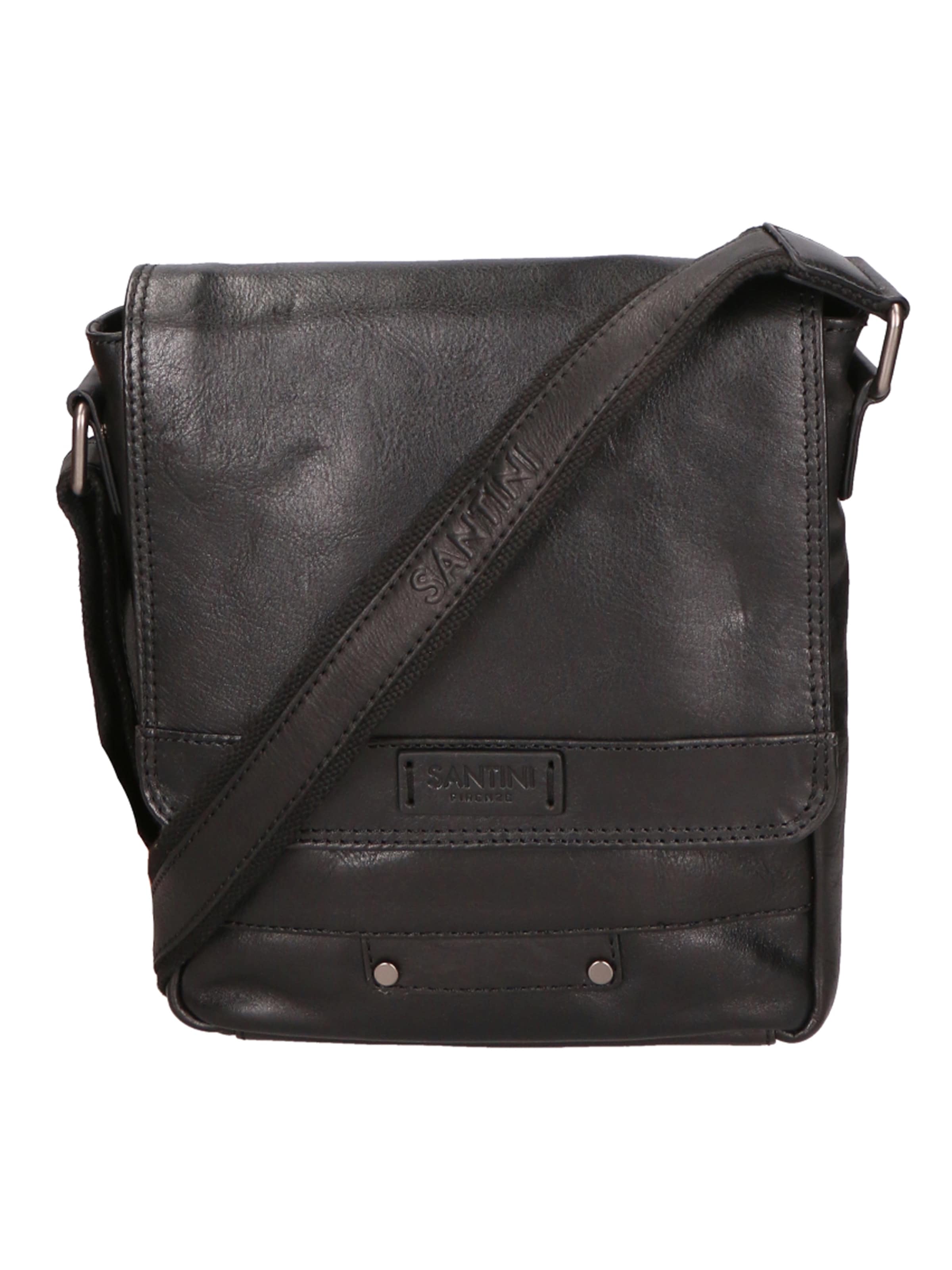 Santini Firenze Crossbody bag in Black: front
