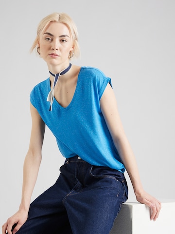 PIECES Shirt 'Billo' in Blue: front