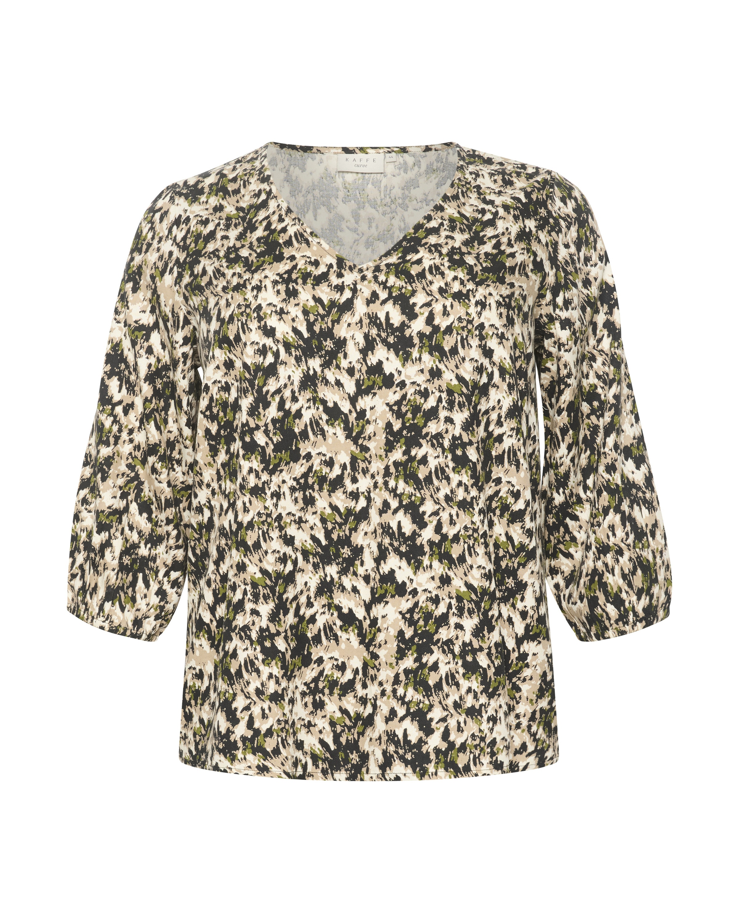 KAFFE CURVE Bluzka 'Cala' w kolorze beżowy: przód