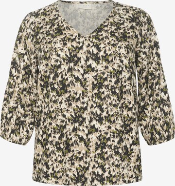 KAFFE CURVE Bluse 'Cala' i beige: forside