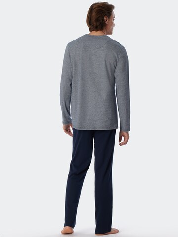 SCHIESSER Pyjama lang ' Selected Premium ' in Blauw