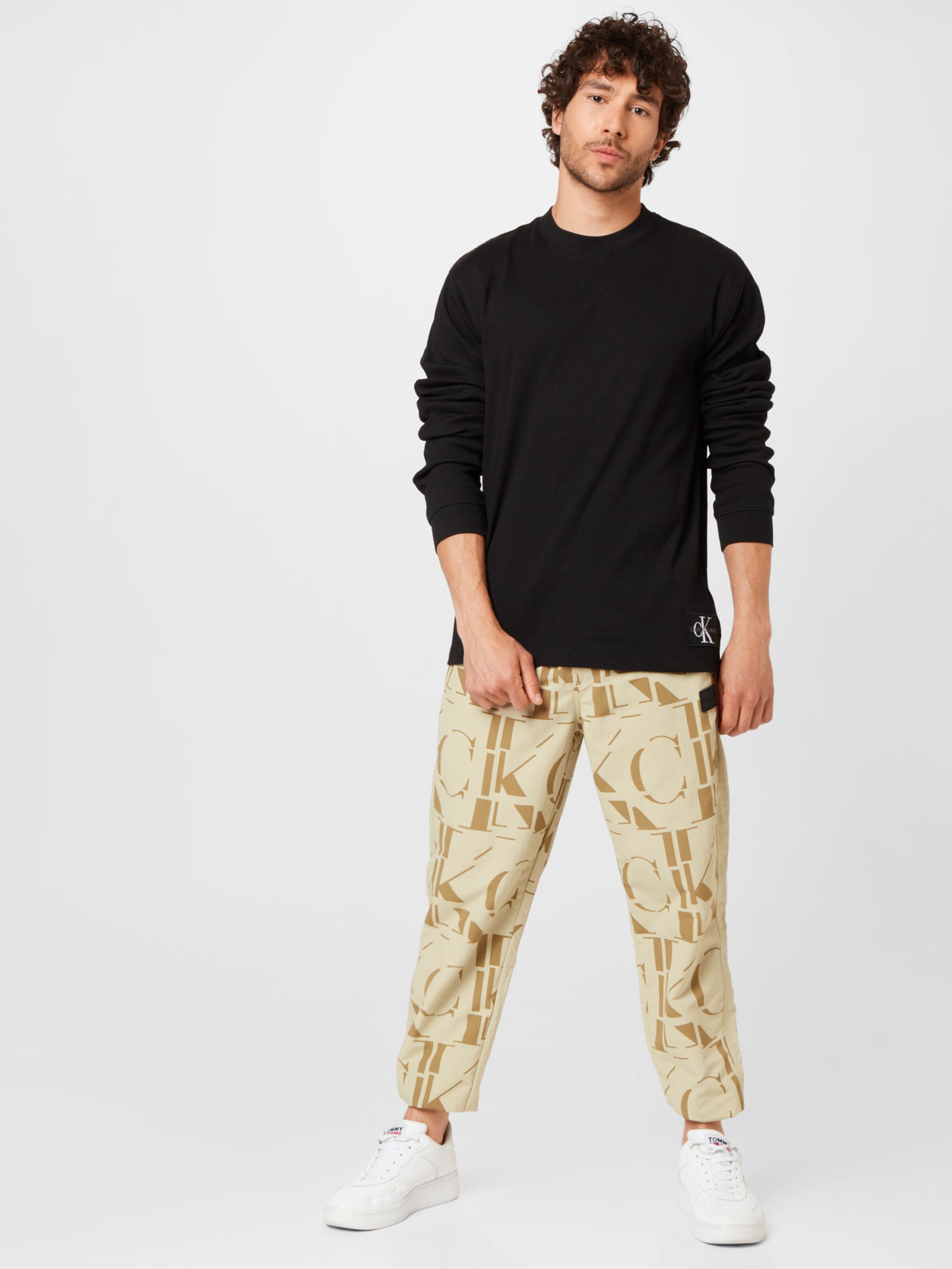 Männer Hosen Calvin Klein Jeans Hose in Kitt, Hellbeige - HF89271 Männer Hosen Calvin Klein Jeans Hose in Kitt, Hellbeige - HF89271