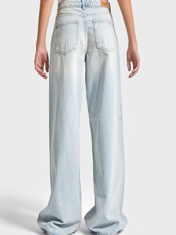 IT'S BASIC Loosefit Jeans 'Skater High Rise Jeans' in Blauw