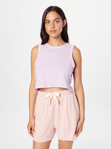 Haut Cotton On Body en violet : devant